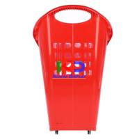 Canasta De Rueda Grande De 65 Litros (TGL) Rojas