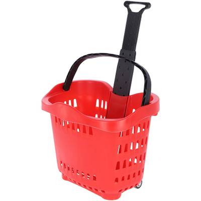 Canasta de ruedas rojas modelo CR-TL1