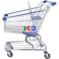 Carrito Estilo Aleman de 80 Litros Mango Azul