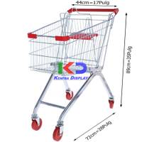 Carrito Estilo Europeo 60 Litros Mango Rojo