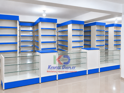 Estantería metálica para farmacia