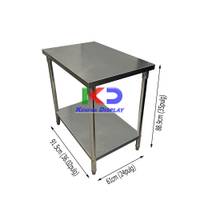 Mesa de acero Inoxidable plana 91.50Largo*61Ancho*88.90Altura