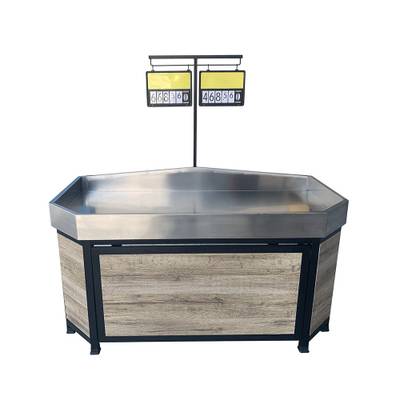 Módulo de cabezal para Mueble De Vegetales 160*80*80cm en acero Inoxidable