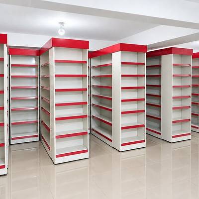 Modulos de farmacia | Gondolas de Farmacia | Estantes metalicos para farmacias