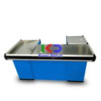 Mueble de caja Estilo C con borde de aluminio-Azul