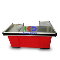 Mueble de caja Estilo C con borde de aluminio-Rojo