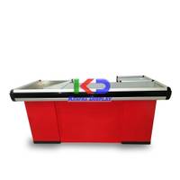 Mueble de caja Estilo C con borde de aluminio-Rojo