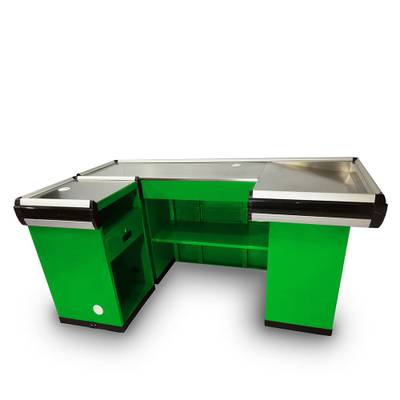 Mueble de caja Estilo C con borde de aluminio-Verde