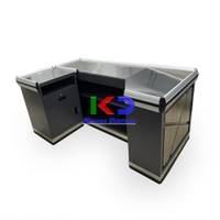 Mueble De Caja Tipo C  Gris Diseño De Madera