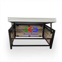 MUEBLE DE VEGETALES DE CENTRO 1200*800*850 CANASTO EN ACERO INOX