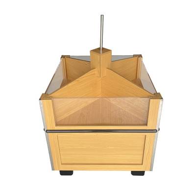 Mueble para granos con borde acrilico