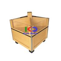Mueble para granos con borde acrilico