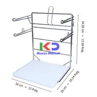 Sujetador de fundas para mueble de caja